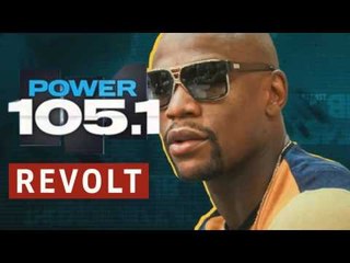 Floyd Mayweather Struggling To Read At The Breakfast Club Power 105