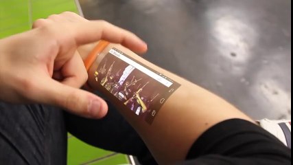 The Cicret Bracelet  Like a tablet...but on your skin. (www.cicret.com)