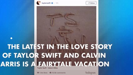 Download Video: Taylor Swift and Calvin Harris pack on the PDA