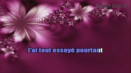 Patricia Kaas - Fatiguée d'attendre KARAOKE / INSTRUMENTAL