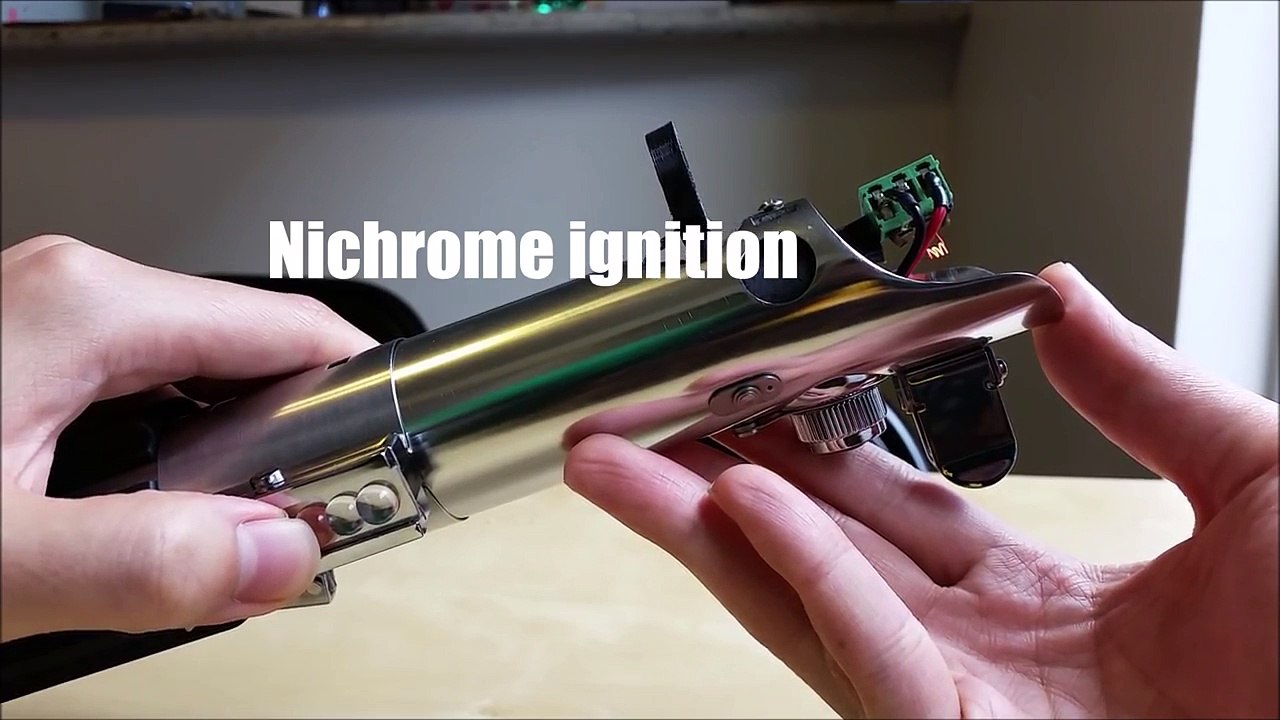 Real Burning Lightsaber