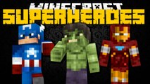 Minecraft Mod Showcase: SUPERHEROES UNLIMITED (HULK, IRON MAN & CAPTAIN AMERICA)