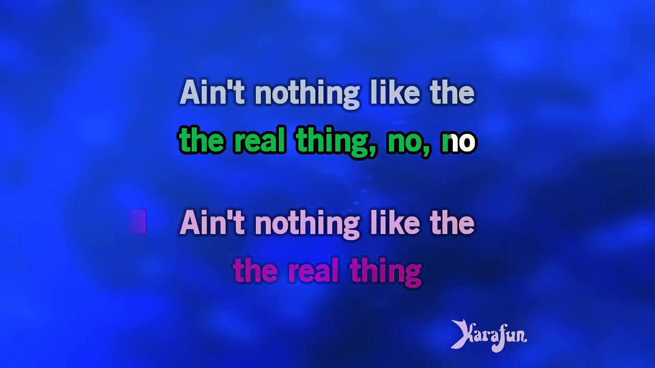 Karaoke Aint Nothin Like The Real Thing - Marvin Gaye *