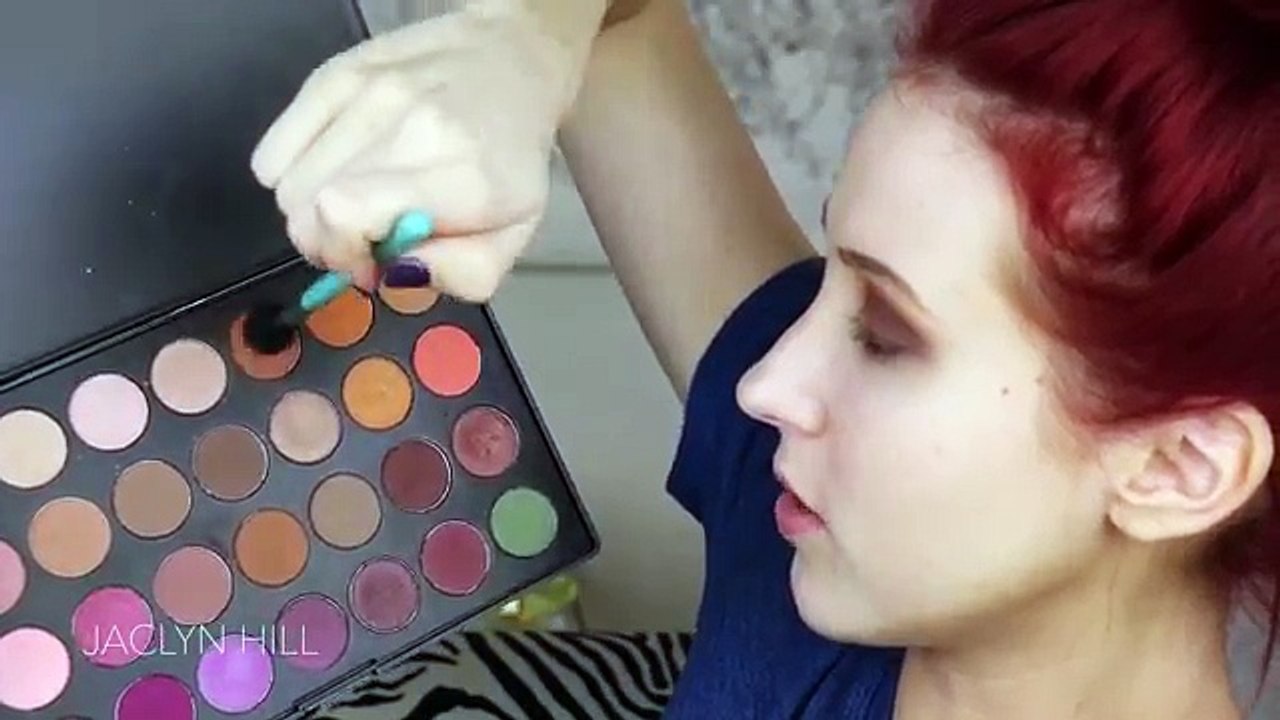 016 Chocolate Cranberry Smokey Eye - Talk Thru Tutorial   Jaclyn Hill