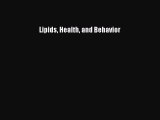 [PDF] Lipids Health and Behavior [Download] Online