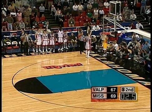 March Madness Buzzer Beater - 1998 Valparaiso - Ole Miss Bryce Drew Shot