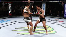 EA SPORTS UFC 2 GAME ● FEMALE MMA FIGHTERS ● JESSICA AGUILAR VS JULIANA LIMA ● АГИЛАР VS ЛИМА