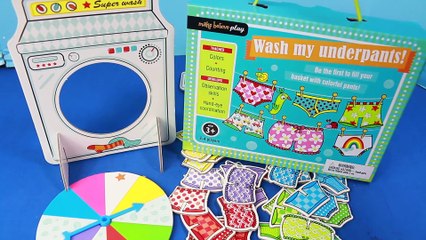 WASH MY UNDERPANTS! Funny Family Night Kids GAME Wash Sticky Smelly Underwear Kids Game Video