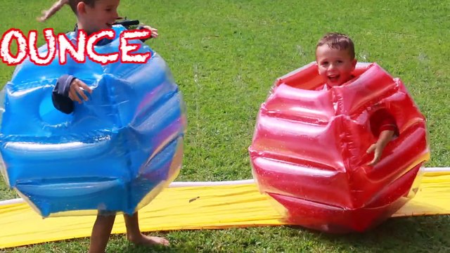 BUMP N BOUNCE Slip N Slide Fight Ball Competition Challenge Family Fun Toy Fun Surprise