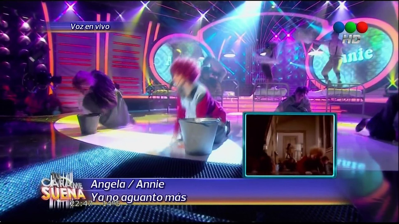 Angela Torres es Annie en Tu cara me suena 2014 -