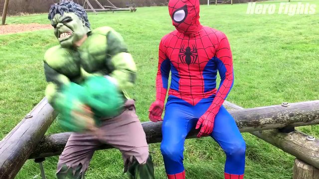 Spiderman Vs Hulk Vs Venom - Hulk Attacks Spiderman In Real Life | Fun Superheroes Movie