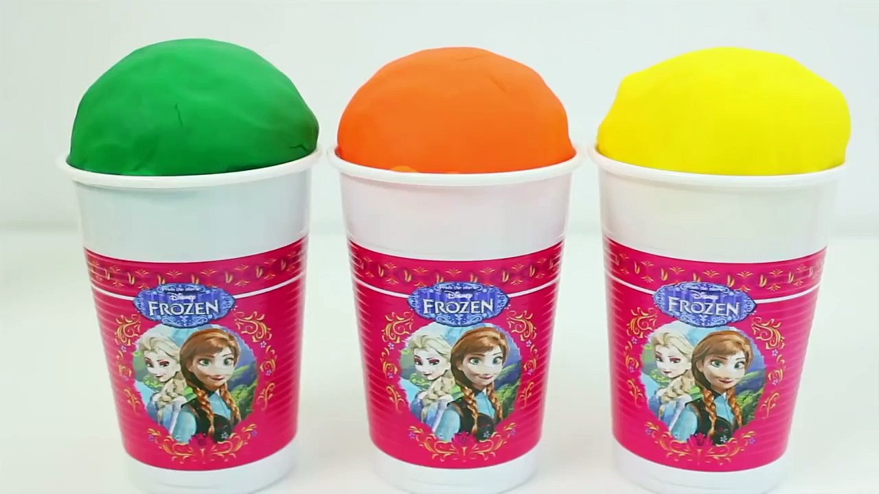 Play-Doh Ice Cream Frozen Disney Cups & Surprise Eggs Minnie Mouse