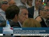 Diputados argentinos someterán a votación pago a fondos buitre