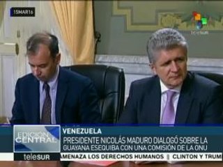 Pdte. Maduro dialoga sobre Guayana Esequiba con una delegación de ONU