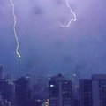 Lightning Strikes Chicago's Trump Tower as Illinois Votes