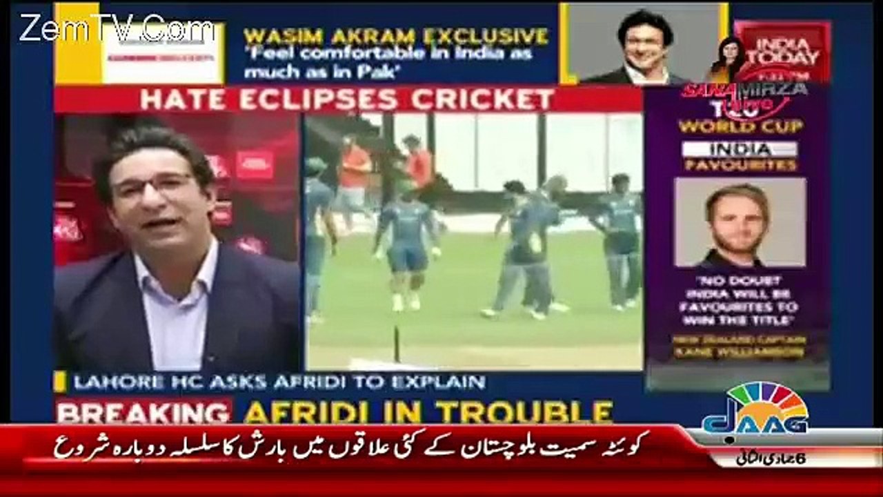 A Channel Make A Video Of Muaka Over Pakistan Victory
