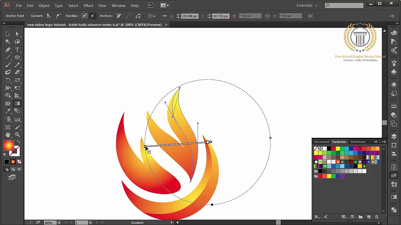 The Best Logo Design Tutorial for Beginners How to Create a 3D Flame Fire Logo Design