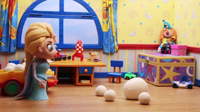 Stop Motion Elsa Frozen Play Doh claymation animation video