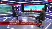 Projet d'attentat à Paris: quatre individus interpellés