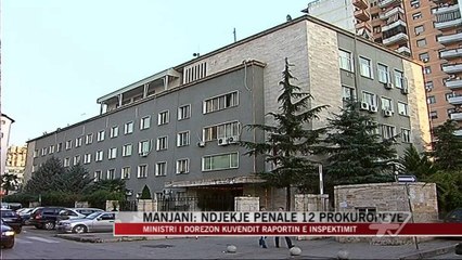 Manjani: Ndjekje penale 12 prokurorëve - News, Lajme - Vizion Plus