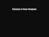 Download Rubaiyat of Omar Khayyam PDF Free