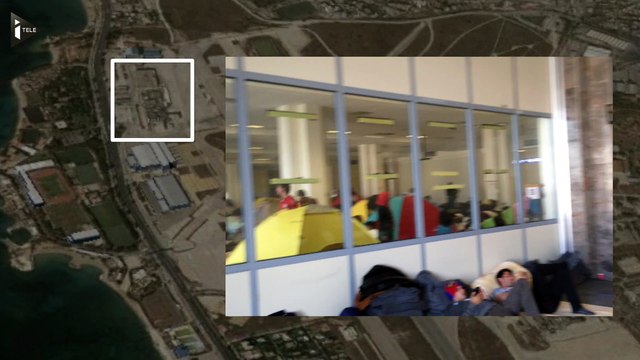 Hellenikon, l'ancien aéroport d'Athènes devenu principal centre d'accueil de réfugiés en Grèce