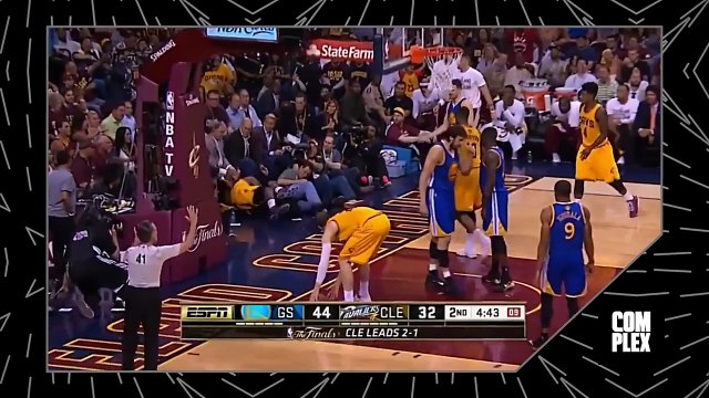 LeBron James Wants Cameras Moved After He Hits Head on Camera