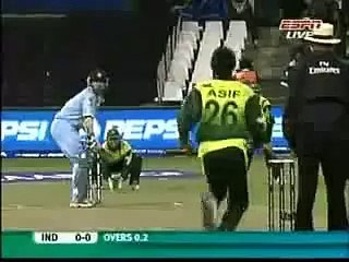 Mohammad Asif 4 -18 vs India Twenty20