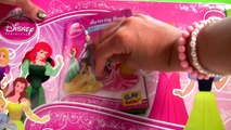 6 Disney Princess Clay Buddies Play-Doh Belle Ariel Rapunzel Cinderella SnowWhite by Disneycollecto