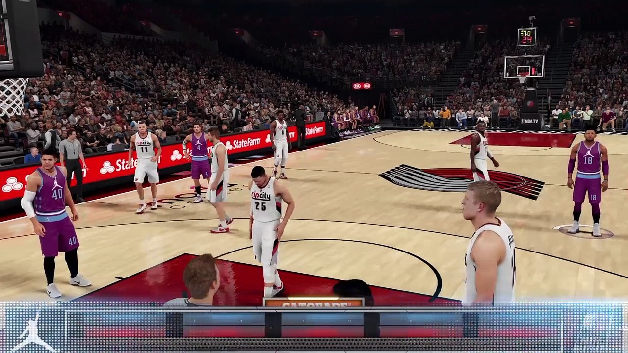 Jordans @ Trail Blazers