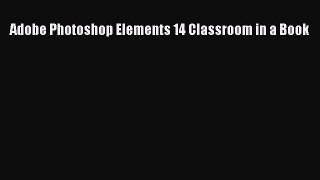 Read Adobe Photoshop Elements 14 Classroom in a Book Ebook Free