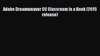 Download Adobe Dreamweaver CC Classroom in a Book (2015 release) Ebook Online