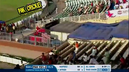 Man of the match Afridi prfamns everyone's mouth closed, Watch batting, bowling With his interviews