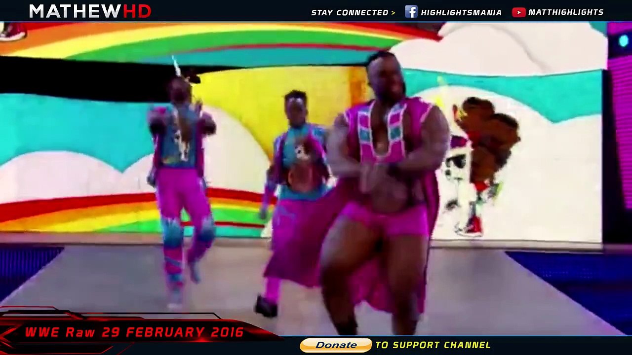 WWE Raw 29th February 2016 Highlights - wwe monday night raw 2 29 16 highlights