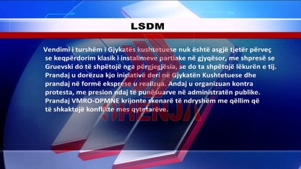 Opozita reagon kundër vendimit të kushtetueses, pushteti e mbështet atë vendim