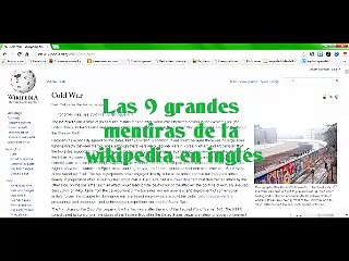 Grandes mentiras de la wikipedia en inglés