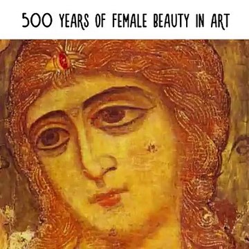 500 years of female beauty in art