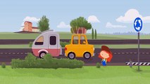 Doc McWheelie's  Caravan Gets LOST! (Children's Car Cartoons) Learn about GPS!