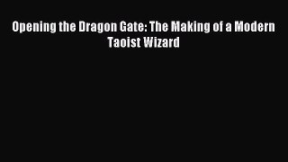 Download Opening the Dragon Gate: The Making of a Modern Taoist Wizard Ebook Online