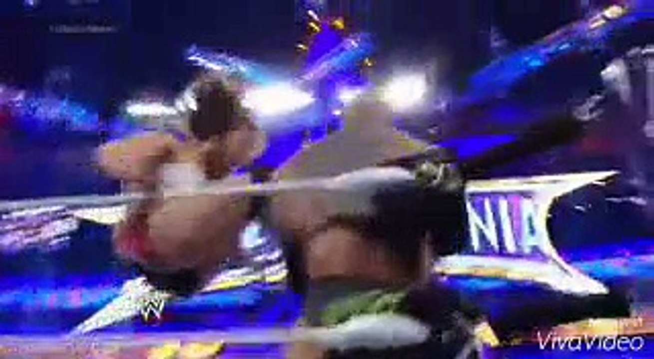 Daniel Bryan vs Randy Orton vs Batista Wrestlemania 30 highlights