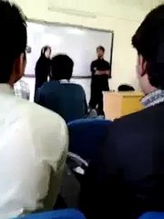 Teacher and Student In Class Room