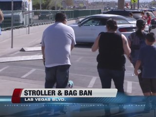 Stroller and bag ban
