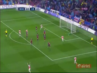 Mohamed Elneny Goal HD - Barcelona 1-1 Arsenal - 16-03-2016