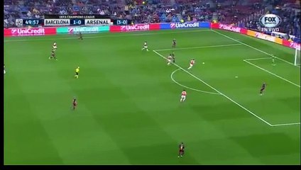 1-1 Mohamed Elneny  Goal HD - Barcelona 0-1 Arsenal - 16.03.2016 HD