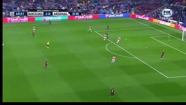 1-1 Mohamed Elneny Goal HD - Barcelona 0-1 Arsenal - 16.03.2016 HD