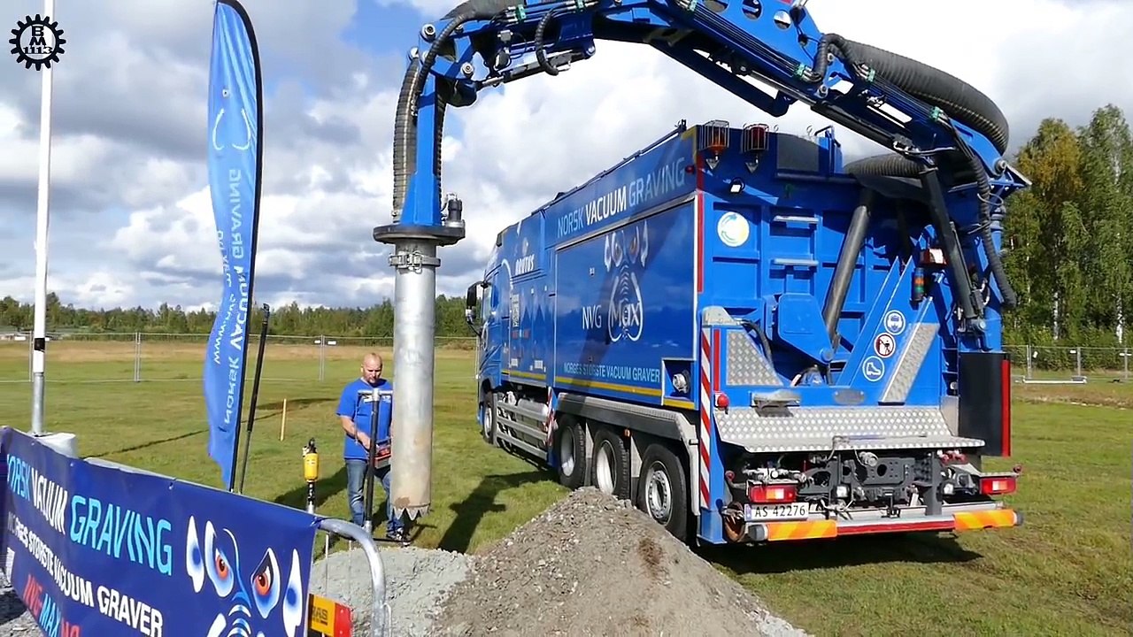 Norsk Vacuumgraving /Suction Excavator Truck/ Grävsug - Load up north 2015