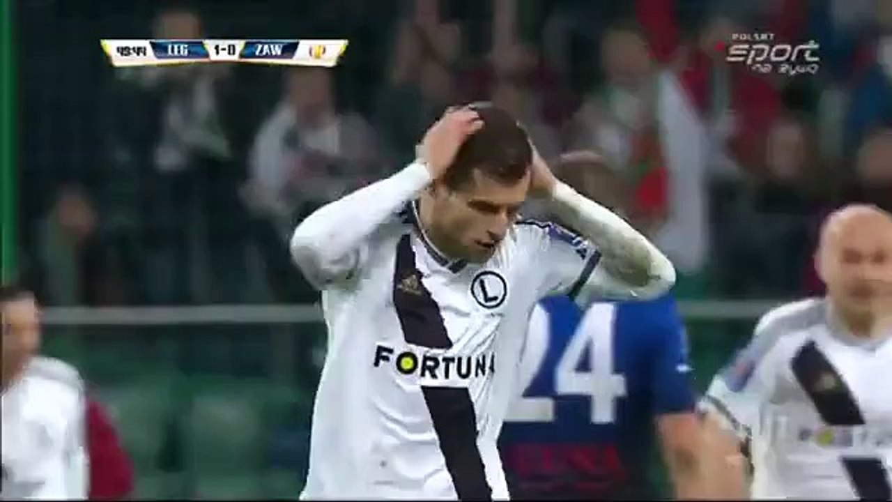 Lukasz Broz Goal - Legia Warszawa 2-0 Zawisa Bydgoszcz - 16_03_16