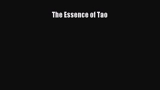 Read The Essence of Tao Ebook