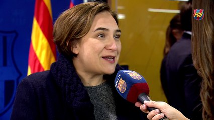 Ada Colau, sobre el Espai Barça: “Queremos lo mejor para el club y para la ciudad”