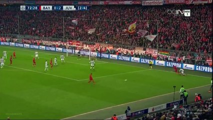 Robert Lewandowski Goal - Bayern München 1-2 Juventus 16.03.2016
